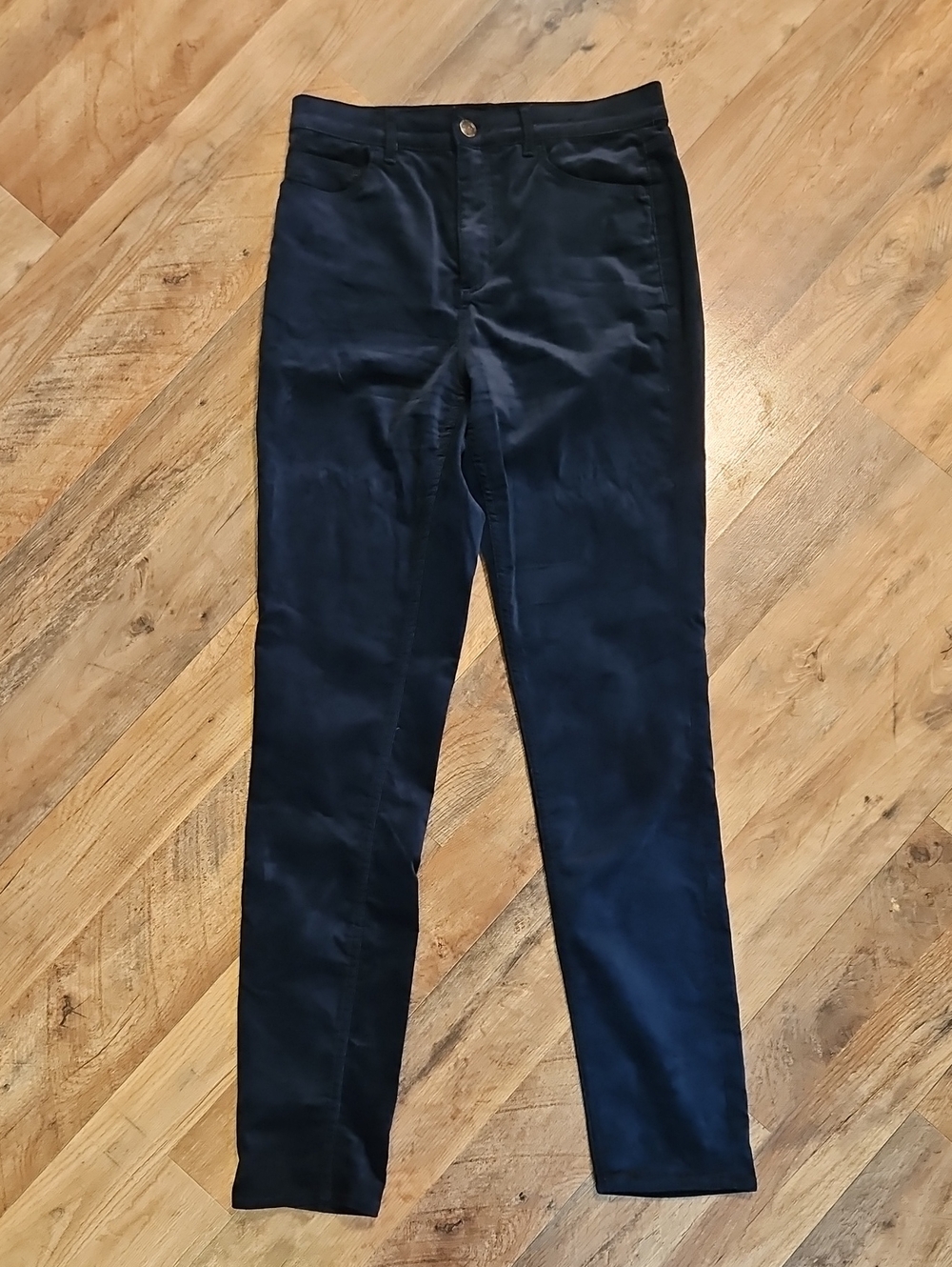 👖LOFT Skinny Velor Style Pants - Dark Navy